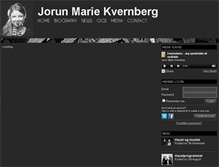 Tablet Screenshot of jorunkvernberg.com